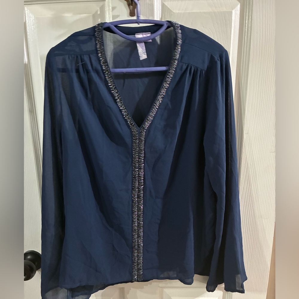Alya Women’s Medium Blue Blouse